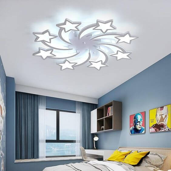 Kids room modern fall ceiling designs-complete interier