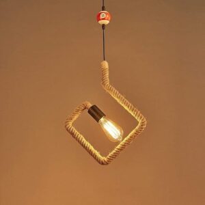 Square (Rope ceiling wall lamp)